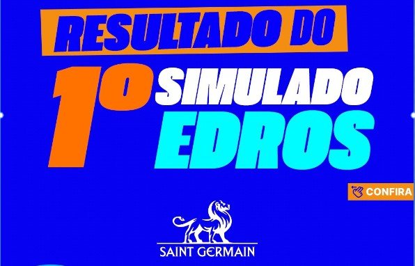 Resultado do 1º Simulado EDROS